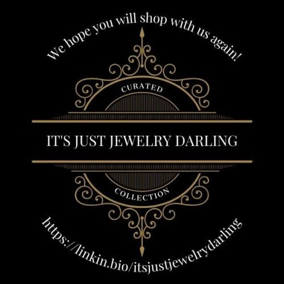 Womens Earrings 10K Yellow Gold Heart Cubic Zirconia Gift Idea for Her Estate - Picture 2 of 4